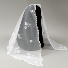 Clara彌撒頭紗 愛之花彌撒頭紗 45, 單一顏色, 1個