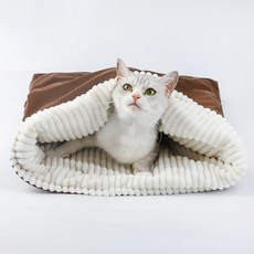PASTEL PET 寵物彩色口袋躲藏屋, 1個, 棕色