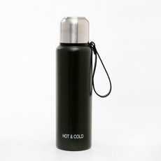 冷熱兩用真空保溫瓶, 深綠色, 800ml, 1個