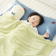 Bamboo Bebe 嬰幼兒動物森林夏季薄被, 小熊綠