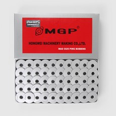 MGP JSTrading 工業用鋁製切線梭芯, 100個, 銀色