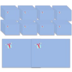 2Youngdesign 可愛的動物信封, 閃亮的禮物, 50個