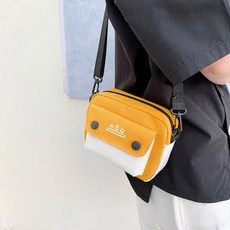 하라로이 캔버스 핸드폰 크로스 보조가방