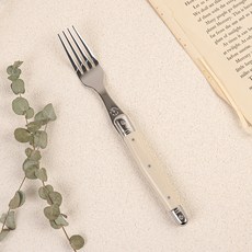 LA CARTUJA Ancla Laguiole 西式餐桌餐叉, 1個, 象牙白