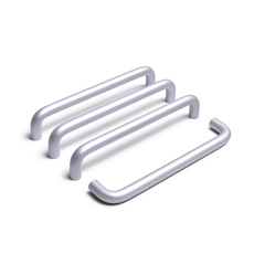 把手世界 14 基本DJ 雙孔家具把手 P192mm 銀色, 4個