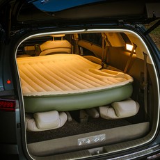 벤딕트 자동 펌프 차량용 차박 에어 매트 프로 수리 패치 패키지 129 x 191 x 19.5 cm, 컨텐츠 참조, KHAKI