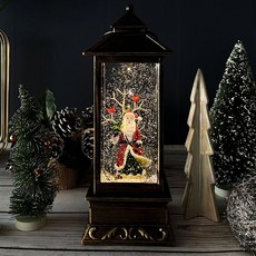 Villa de Haus復古燈籠LED聖誕水球, 單色