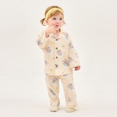 Milk Baby 幼兒用 Momorei Pinkoriko 夢鄉睡衣上下裝套組