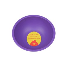 lollaland 可微波兒童碗, 紫色, 1入