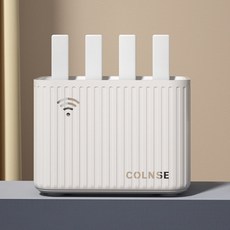 Market Plan 現代風雙層機上盒多功能收納盒, 1個, 白色