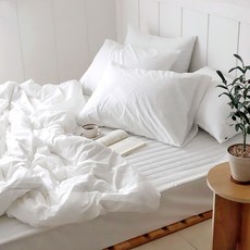 Casa Verde棉質60支今日飯店純棉被套 Q, White