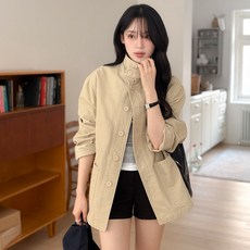 니썸 여성용 에토 워싱 워크 자켓