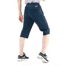 男款配色四面彈性7分運動褲 YHSS707