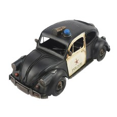 케이디와이 경찰차 메탈 엔틱 인테리어 소품 K-95, 혼합색상