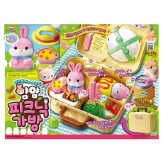 MIMI PETSHOP 兔寶寶的家百勝百勝野餐包玩具, 混合顏色