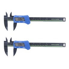 Block Mart數位卡尺 藍色, 2個
