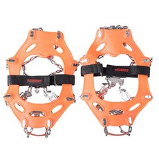 雪地攀岩登山鞋雪爪釘鏈 RD_1903, 橘色