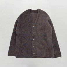 디아미뇽 여성용 지인 모헤어 울 가디건