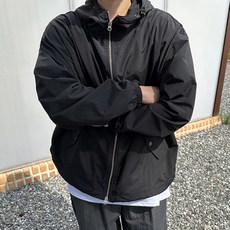 머시따 남성용 브릭 후드 노필드 바람막이 점퍼