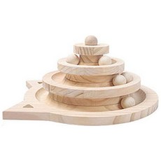Petrong貓咪原木玩具 4層, 實木, 1個