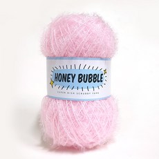 니뜨 허니버블 수세미 뜨개실 90g, 1개, 13베이비핑크