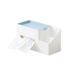 다용도 미니 수납함 스카이블루, 혼합색상, 1개