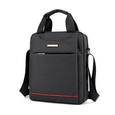Mubea男款休閒商務托特肩背包 MB014, 黑色