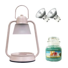 YANKEE CANDLE 檸檬薰衣草+迷你融燭燈+燈泡 2入, 香檳（溫暖），巴哈馬微風（蠟燭）