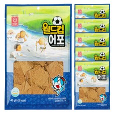 추억의 옛날 그 맛 월드컵 어포, 40g, 6개