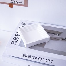 La Villette 化妝品攝影道具 石膏擺飾 F, 白色