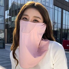 피어니스트 햇빛가리개 골프 마스크, 핑크, 1개
