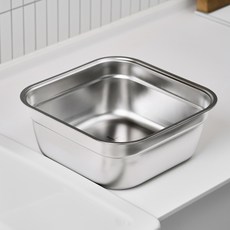 WAGENSTEIGER 不鏽鋼 304 方形洗滌盆, 1個, 單一顏色