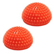 Naya Style居家運動瑜珈榴蓮按摩球 YGYP-49-8, 橘子, 2個