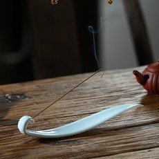 小型陶瓷柳葉香插, 珍妮佛綠