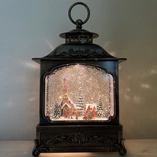 青兒蘭慕 雪花紛飛的村莊聖誕雪球, 青銅