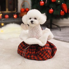 AMYLOVESPET 寵物格紋舒適手提內袋, 紅色