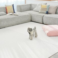 퍼핑 반려동물 매트 모던디자인 러그타입, 린넨 그레이, 1개