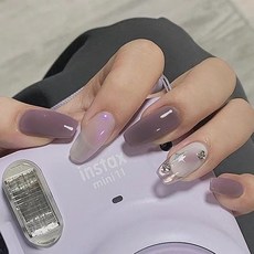 마켓감성 쁘띠치크 네일팁 세트, NO 8, 2개