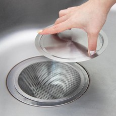 NatureAn 304不鏽鋼水槽濾網 + 上蓋套組, 1組, 1個