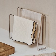 WAGENSTEIGER 全不鏽鋼304纖薄線條轉角雙層抹布架