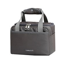 簡潔便當袋 灰色, 1個