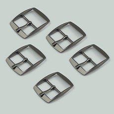 MaDaKkuMi 包包背帶裝飾 DIY工藝 H型扣環 32mm 5入, 黑色(扣環), 1套