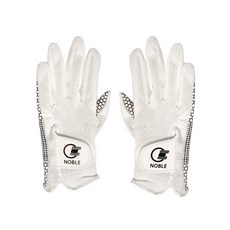 HJ女款夏季網眼透氣高爾夫手套 雙手用組, 白色