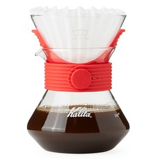 Kalita Wave Style Up 185 手沖咖啡組, 紅色, 1套