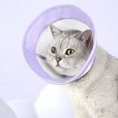 Lanboer 寵物柔軟網眼頸圈, 紫色