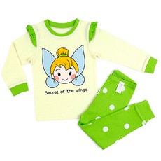 Maykids 女童款精靈圖案家居長袖長褲套裝