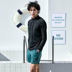 LAZYBEE 男士涼感基本款寬鬆版防磨衣拉鍊外套 + 短褲套裝