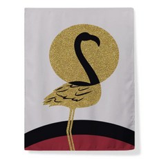 彩繪素描魔鬼氈窗簾, 紅鶴1