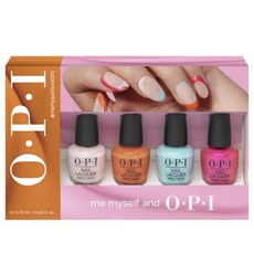 OPI 指甲油Me Myself and OPI Mini Pack 3.75ml*4種組, 1組, 裸色(S001)、橘色(S004)、天藍色(S006)、粉紅(S009)