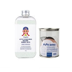 Little Glam Girls 桉樹泡泡沐浴劑+Murumuru沐浴海綿, 1組